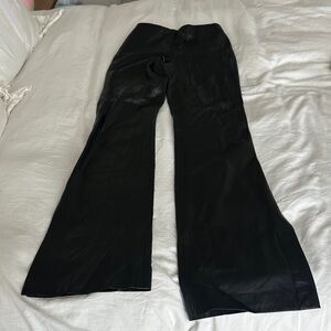 Alice + Olivia Classics Faux Leather Flare Pants